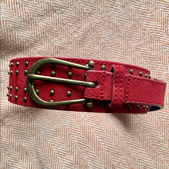 CLOSET CLOSING TOMORROW Red Belt Anthropologie - Picture 2 of 8